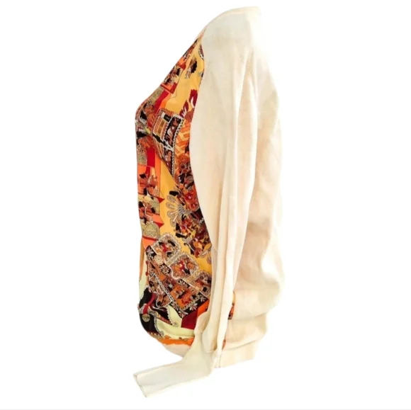 Hemes Colorful Button-Up Blouse Cotton/Silk - Picture 4 of 13